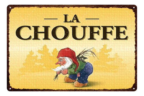 Póster Retro De Tienda De Regalos De Houblon Chouffe, Barra