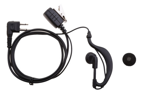 A Auricular Gancho De Oído Con Ptt Y Mic Para Motorola Cp040