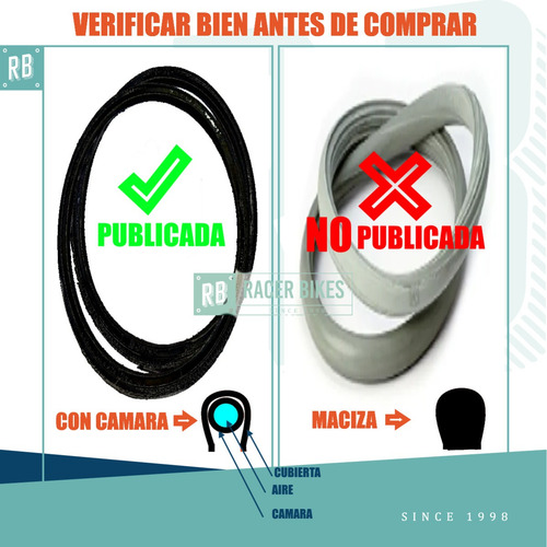 Imagen 3 de 10 de Cubierta Keops 24 X 1 3/8 X 1 1/4 Negra Para Silla De Ruedas - Racer Bikes
