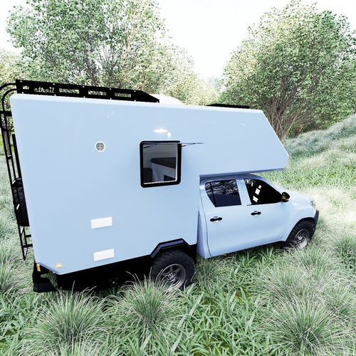 Camper Motorhome Completo Con Camioneta 4x4 Para 4 Personas
