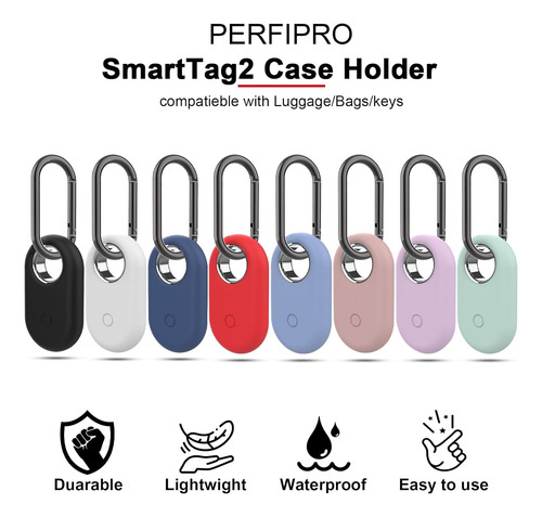 Funda Compatible Con Samsung Galaxy Smarttag2, Negro+blanco+