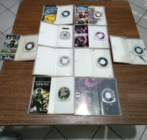 Lote De 10 Videojuegos Para Psp (Usado)