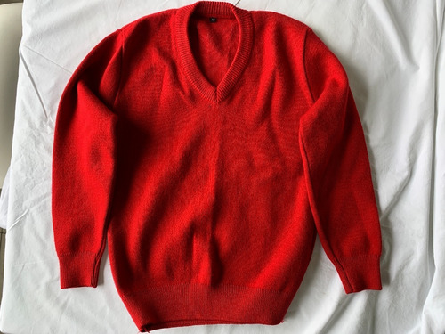 Sweater Escolar Rojo Talle 10
