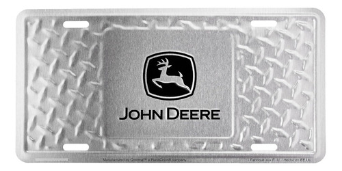 Chroma 55011 John Deere Treadplate - Etiqueta Metálica Estam