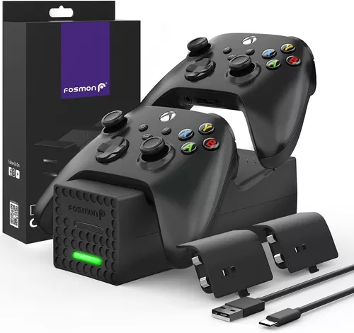 Estación De Carga Doble Virtual Zone Color Negro Para Control Xbox Series  X/S Y Xbox One