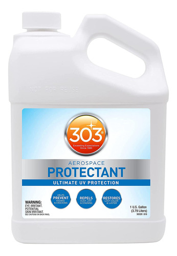 30320 - Spray Protector Uv - Máxima Protección Uv - Ayuda A Prevenir La Decoloración Y Agrietamiento - Repele El Polvo, La Pelusa Y Las Manchas - Restaura El Color Y El Brillo Perdidos, 1 Galón