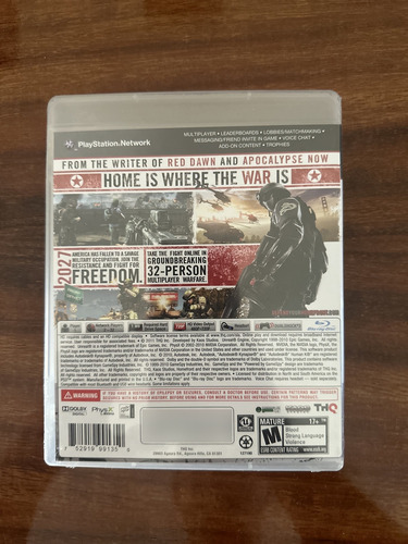 Videojuego Homefront Ps3 Sellado Nuevo