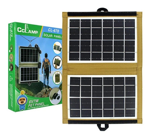 Kit Supervivencia + Panel Solar Portátil Para Bolso Con Usb