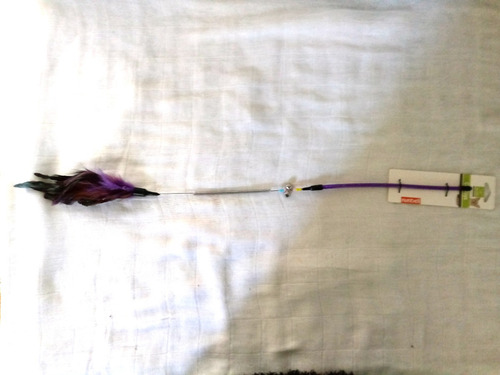 Juguete Varita Con Plumas, Cascabeles Para Gatos Interactivo