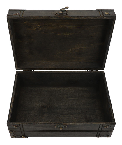 Recipiente De Almacenamiento Vintage De Madera, Delicado Y E