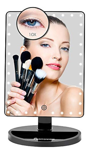 Espejo De Maquillaje Con Tocador Iluminado Grande Modelo X-l