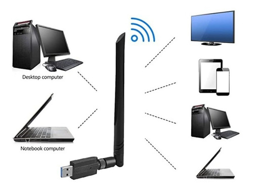 Adaptador Wifi Usb 2.0 Red 300mbps Chip Rtl8192eu High Speed