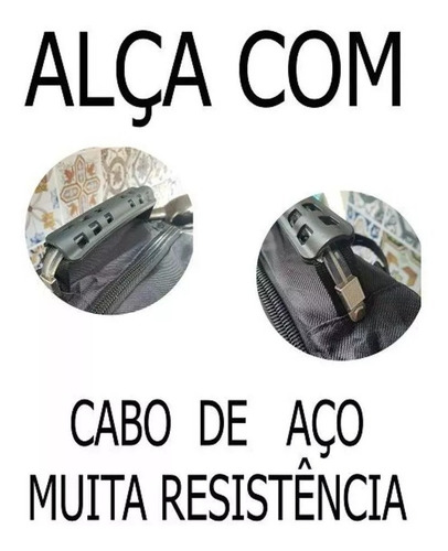 Mochila Bolsa Reforçada Notebook C/ Cabo De Aço Ótima