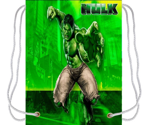 Morralito Dulcero Personalizados - Hulk -.40 Piezas