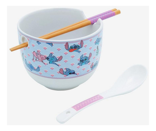 Disney Lilo & Stitch: Stitch & Angel Ramen Bowl Palillos