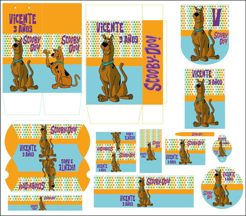 Kit Imprimible Scooby Doo