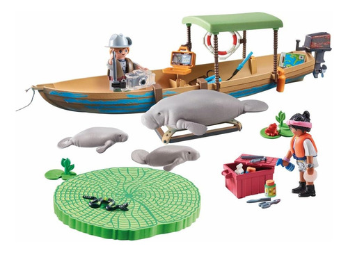 Playmobil Wiltopia Boat Trip To The Manatees