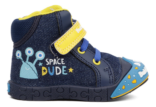 Tenis Bota Niños Mezclilla Bubble Gummers Tunez I 12-16 Gnv®