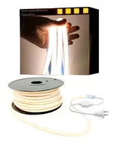 Comprar Tira Led Calida 5mts Neon Flex Cob 220v Siliconada Flexible