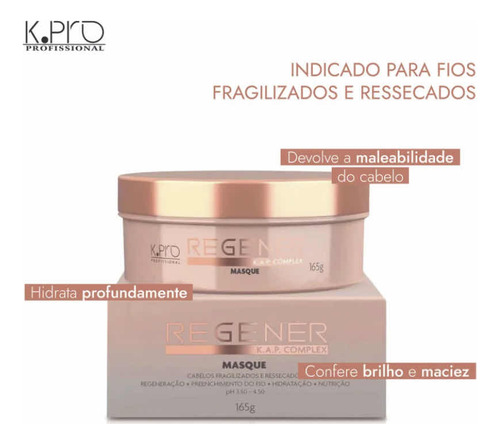 Regenér K.a.p. Complex Máscara 165g Kpro Regener Original