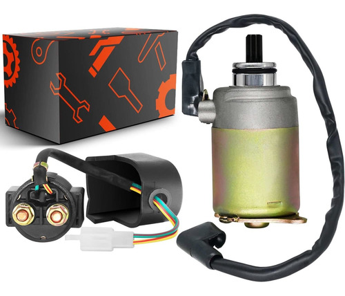 Motor Arranque Solenoide Rele Para Tiempo Cc Atv Dirt Bike