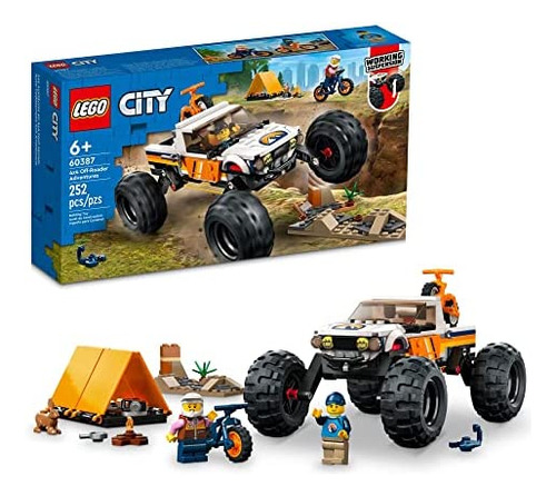 Lego City 4x4 Off-roader Adventures 60387, Juego De Campamen