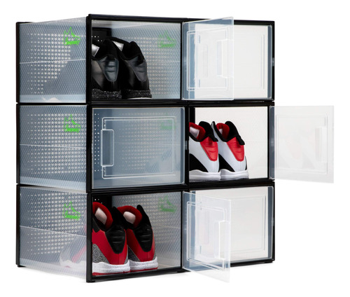 Shoepreem - Caja De Almacenamiento Apilable Para Zapatos, J.