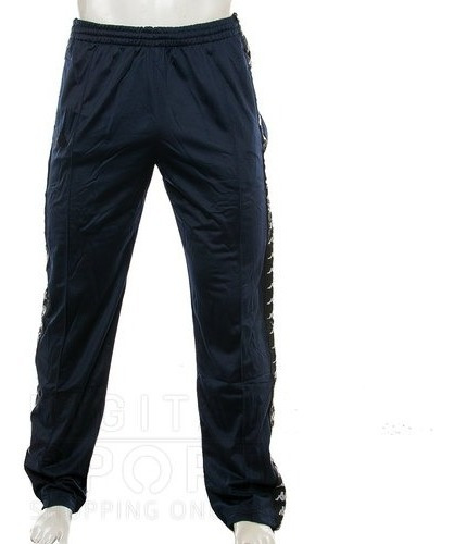 Pantalón Kappa 222 Banda Astoria Snaps Blue Marine J60