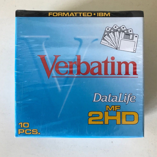 Caja Disquetes Verbatim 1.44 Mb 10 Piezas - Diskettes Floppy