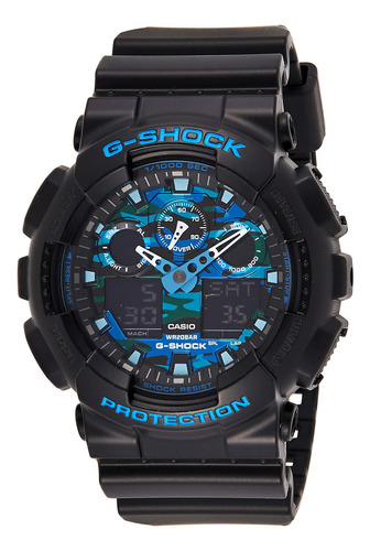 Reloj Casio G Shock Gráfico Ga100cb 1a Negro Métrico