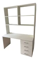 Comprar Escritorio Con Cajones Y Librero Melamine 18mm