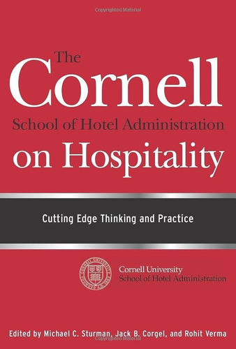 Libro: The Cornell School Of Hotel Administration On Hospita