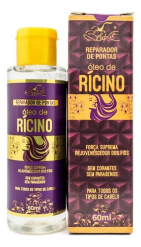 Óleo De Ricino Finalizador Anti Frizz Brillo Fuerza