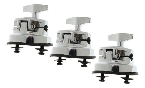 3pcs Durable Open Drum Mounting Holder Base Rack Hardware