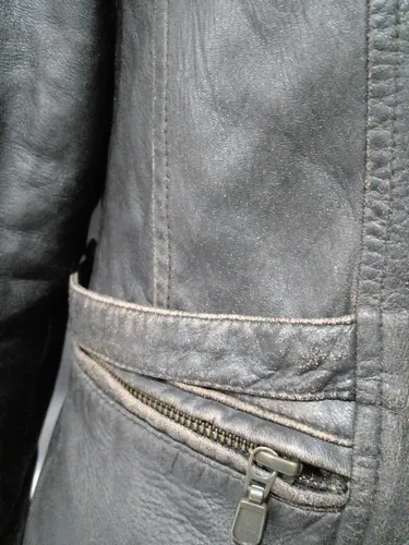 Jaqueta de couro que nao best sale descasca