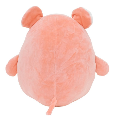 Imagem 4 de 4 de Pelucia Rato Rosa C/lenco Poliester Animal 27 Cm Foffy