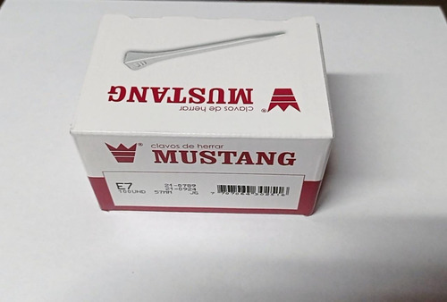 Clavos De Herrar Mustang E7 100 Unidades