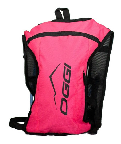 Mochila Hidratação Oggi Hacker Race 2 Litros Bike Moto 2019 Cor Rosa Desenho do tecido Nenhum