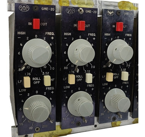 Ecualizador Analogo Melcor Gme-20 Raros. Lote De 8 Unidades
