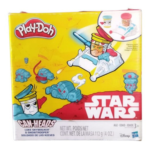 Play-doh Star Wars Luke Skywalker 100% Nuevo Y Oroginal