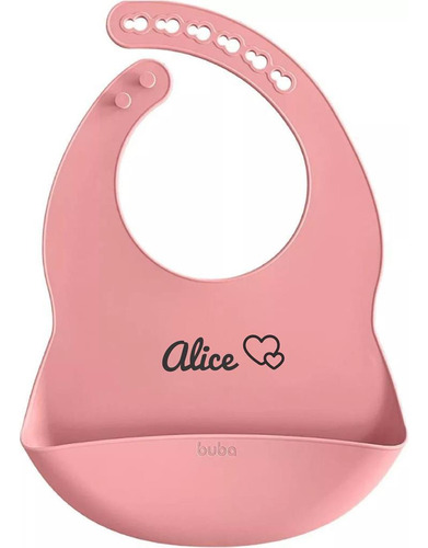 Babador De Silicone Personalizado Pega Migalhas - Buba