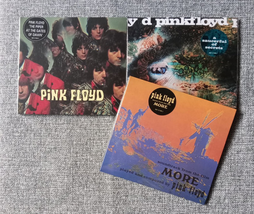 3 Cd Pink Floyd - The Piper Gates, Saucerful Y More Nuevos
