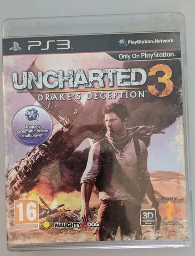 Jogo Uncharted 3 Ps3 Europeu Original