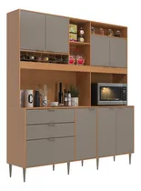 Comprar Mueble Kit De Cocina Compacta Alacena Armario 7puertas 3caj