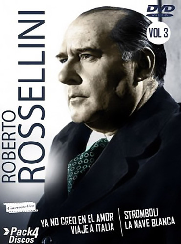 Roberto Rossellini Vol.3 (4 Discos) Dvd