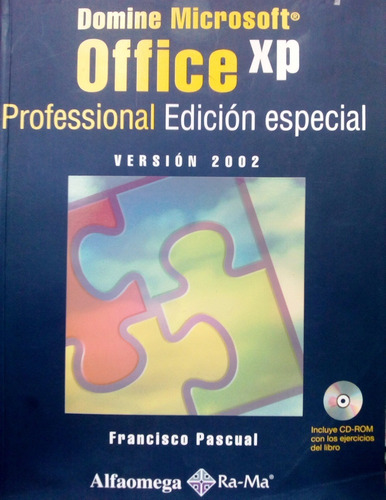 Libro, Domine Microsoft Office Xp, Francisco Pascual