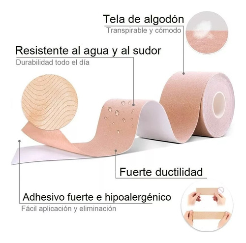 Pezon Silicon Brasier Invisible Push Up Cinta Levanta Busto