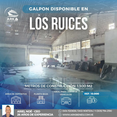 (#1065) Galpón De 1.300m2 Ubicado En Los Ruices, Caracas