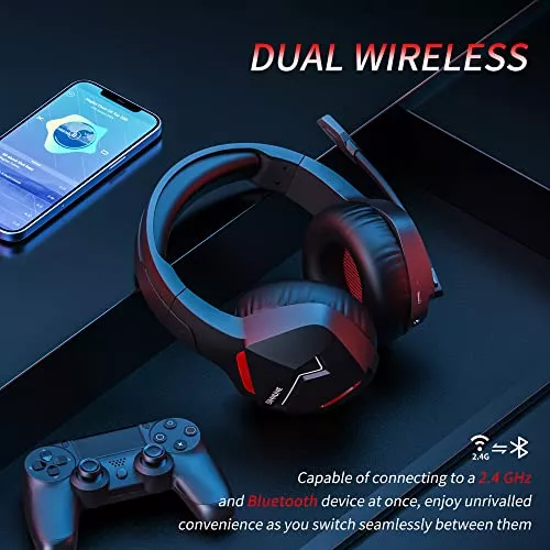 Auriculares Inalámbricos Gaming Con Micrófono Para Pc Ps4