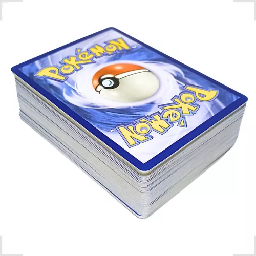 Lote Kit Pokemon 100 Cartas Aleatórias Sem Nenhuma Repetida - R$ 69,9